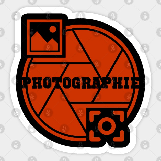 Photography Birthday Gift Shirt for Photographers Sticker by KAOZ